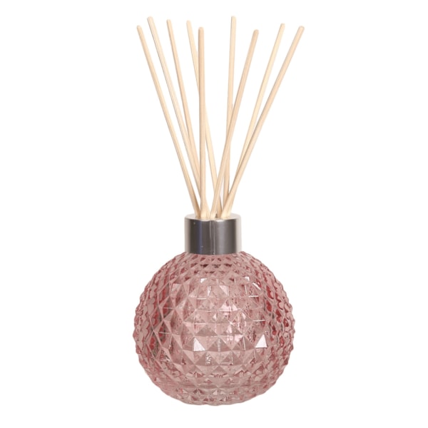 Pink Lustre Glass Reed Diffuser & 50 Rattan Reeds