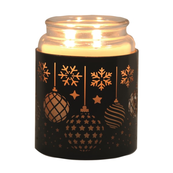 Tealight Wax Melter and Candle Holder - Black Silhouette Melter Baubles