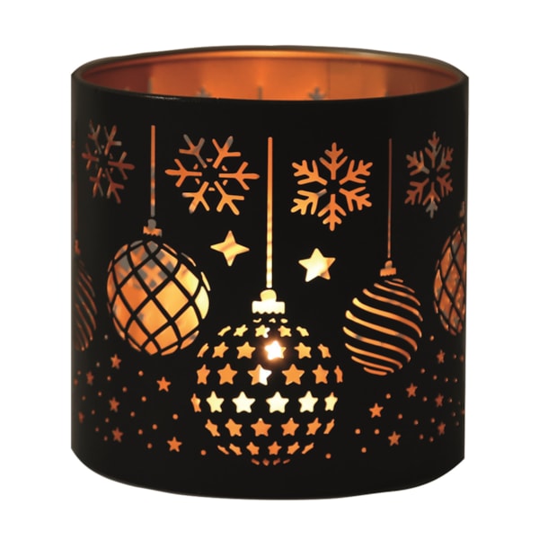 Tealight Wax Melter and Candle Holder - Black Silhouette Melter Baubles