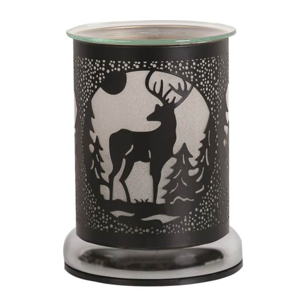 Electric Wax Melter Touch - Black Silhouette Stag 17cm