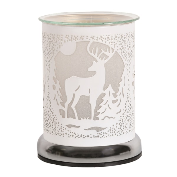 Electric Wax Melter Touch - White Silhouette Stag 17cm