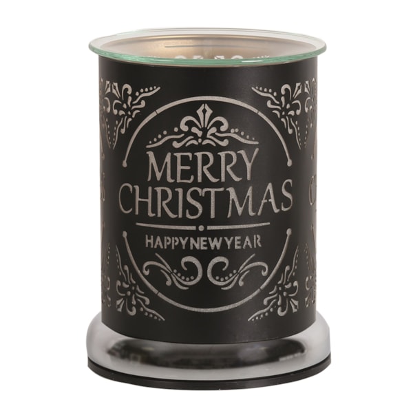 Electric Wax Melter Touch - Black Silhouette Merry Christmas 17cm