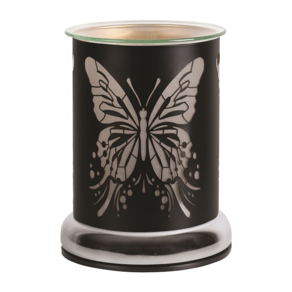 Electric Wax Melter Touch - Black Silhouette Butterfly 17cm