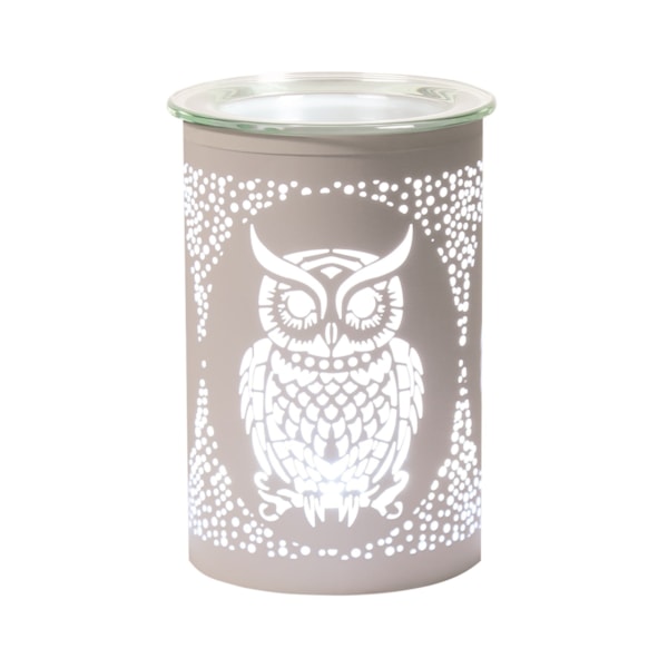 LED Melter Owl White 12cm