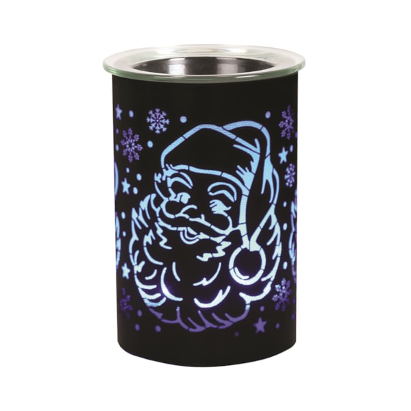 LED Melter Santa Black 12cm