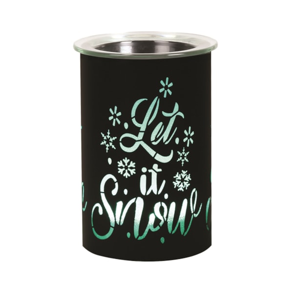 LED Melter Let It Snow Black 12cm