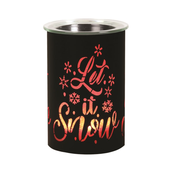 LED Melter Let It Snow Black 12cm