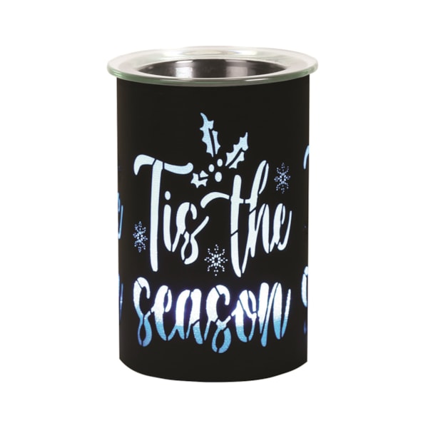 LED Melter Tis The Season Black 12cm