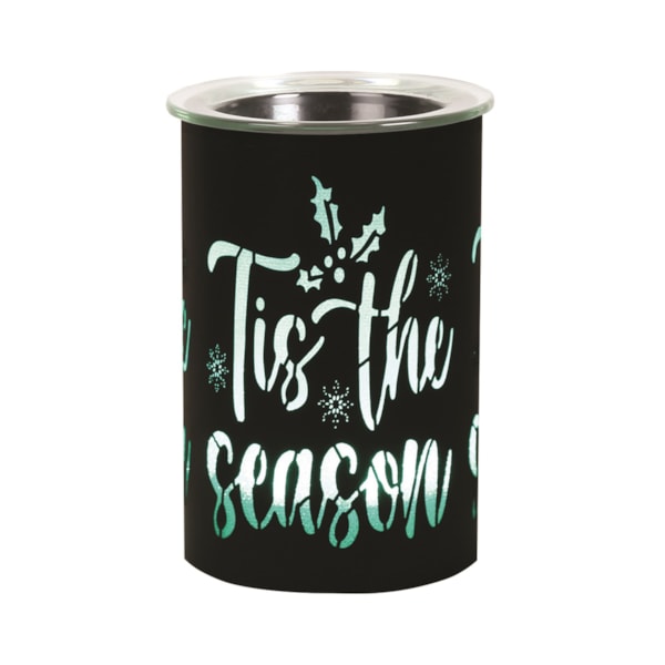 LED Melter Tis The Season Black 12cm