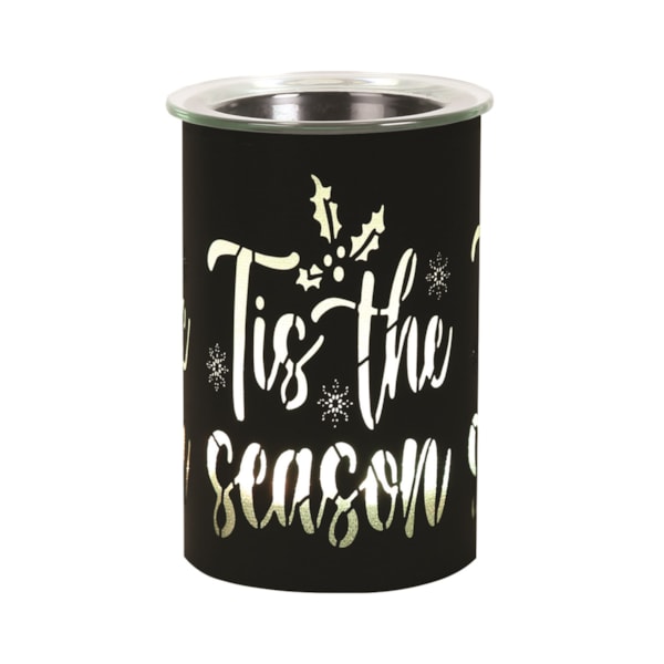 LED Melter Tis The Season Black 12cm