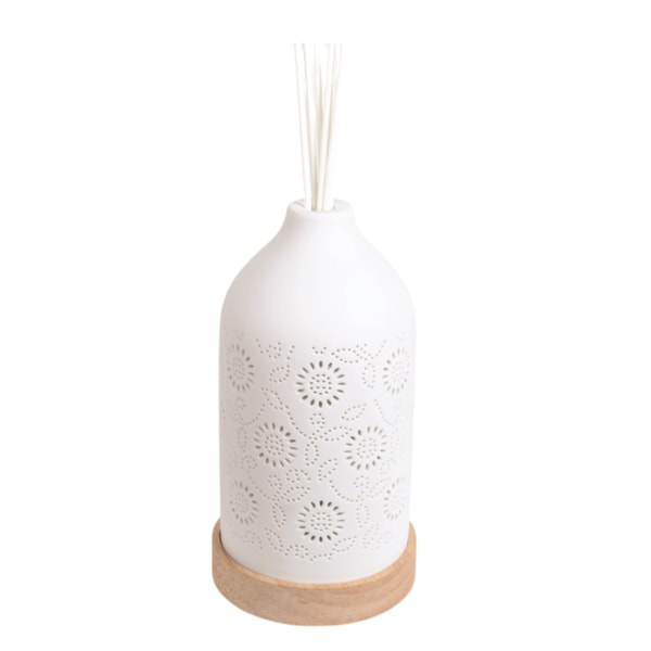 LED Ceramic Reed Diffuser Floral 19cm