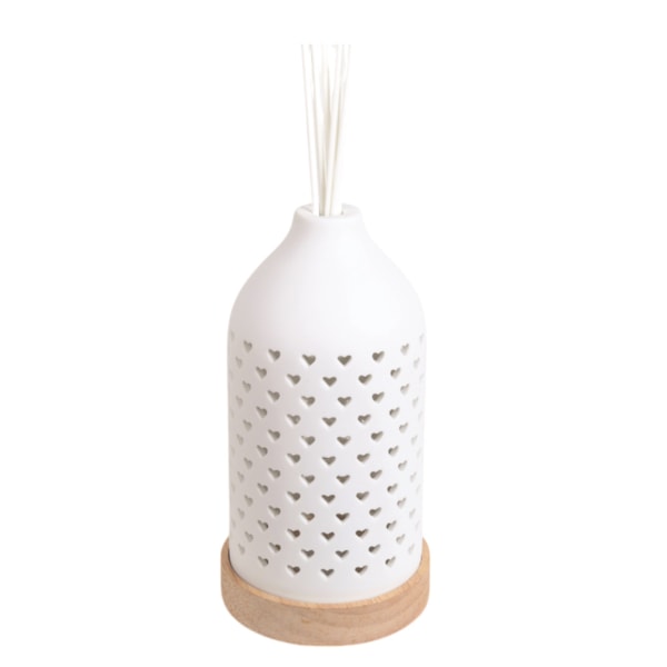 LED Ceramic Reed Diffuser Hearts 19cm