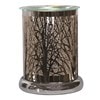 Electric Wax Melter Touch - Silver Silhouette Forest 17cm