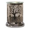 Electric Wax Melter Touch - Silver Silhouette Tree of Life 17cm