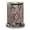 Electric Wax Melter Touch - Silver Silhouette Botanicals 17cm