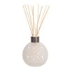 White Lustre Glass Reed Diffuser & 50 Rattan Reeds