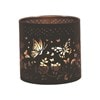 Tealight Wax Melter & Candle Holder - Black & Silver Silhouette Butterfly 10.5cm