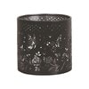 Tealight Wax Melter & Candle Holder - Black & Silver Silhouette Butterfly 10.5cm