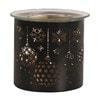 Tealight Wax Melter and Candle Holder - Black Silhouette Melter Baubles