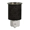 Wax Melter Plug In - Black & Gold Silhouette Merry Christmas 13cm