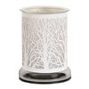 Electric Wax Melter Touch - White Silhouette Forest 17cm