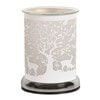 Electric Wax Melter Touch - White Silhouette Woodland Deer 17cm