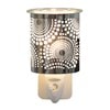 Wax Melter Plug In - Chrome Circles 13cm