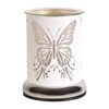 Electric Wax Melter Touch - White Silhouette Butterfly 17cm