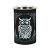 LED Melter Owl Black 12cm