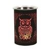 LED Melter Owl Black 12cm