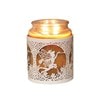 Tealight Wax Melter and Candle Holder - White & Gold Silhouette Melter Fairy