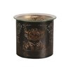 Tealight Wax Melter and Candle Holder - Black & Gold Silhouette Melter Highland