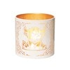 Tealight Wax Melter and Candle Holder - White & Gold Silhouette Melter Highland