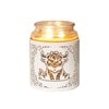 Tealight Wax Melter and Candle Holder - White & Gold Silhouette Melter Highland