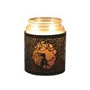 Tealight Wax Melter and Candle Holder -Black & Gold Silhouette Melter Seat Fairy