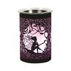 LED Melter Seated Fairy Black 12cm