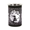 LED Melter Seated Fairy Black 12cm