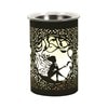 LED Melter Seated Fairy Black 12cm