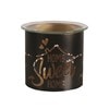 Tealight Wax Melter and Candle Holder - Black & Gold Silhouette Melter Home