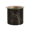 Tealight Wax Melter and Candle Holder - Black & Gold Silhouette Melter Reach