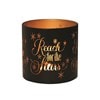 Tealight Wax Melter and Candle Holder - Black & Gold Silhouette Melter Reach