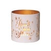 Tealight Wax Melter and Candle Holder - White & Gold Silhouette Melter Reach