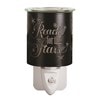 Wax Melter Plug In - Black & Gold Silhouette Reach 13cm