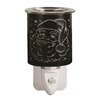 Wax Melter Plug In - Black & Gold Silhouette Santa 13cm