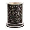 Electric Wax Melter Touch - Black Silhouette Santa 17cm