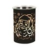 LED Melter Santa Black 12cm