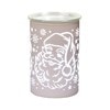 LED Melter Santa White 12cm