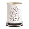 Electric Wax Melter Touch - White Silhouette Let it Snow 17cm