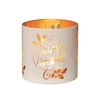 Tealight Wax Melter and Candle Holder - White & Gold Silhouette Melter Merry