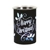 LED Melter Merry Christmas Black 12cm